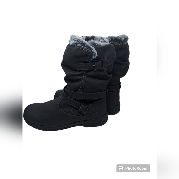 Sporto Waterproof Park City Black Winter Boots Women's Size 10M NWT - Picture 1 of 6